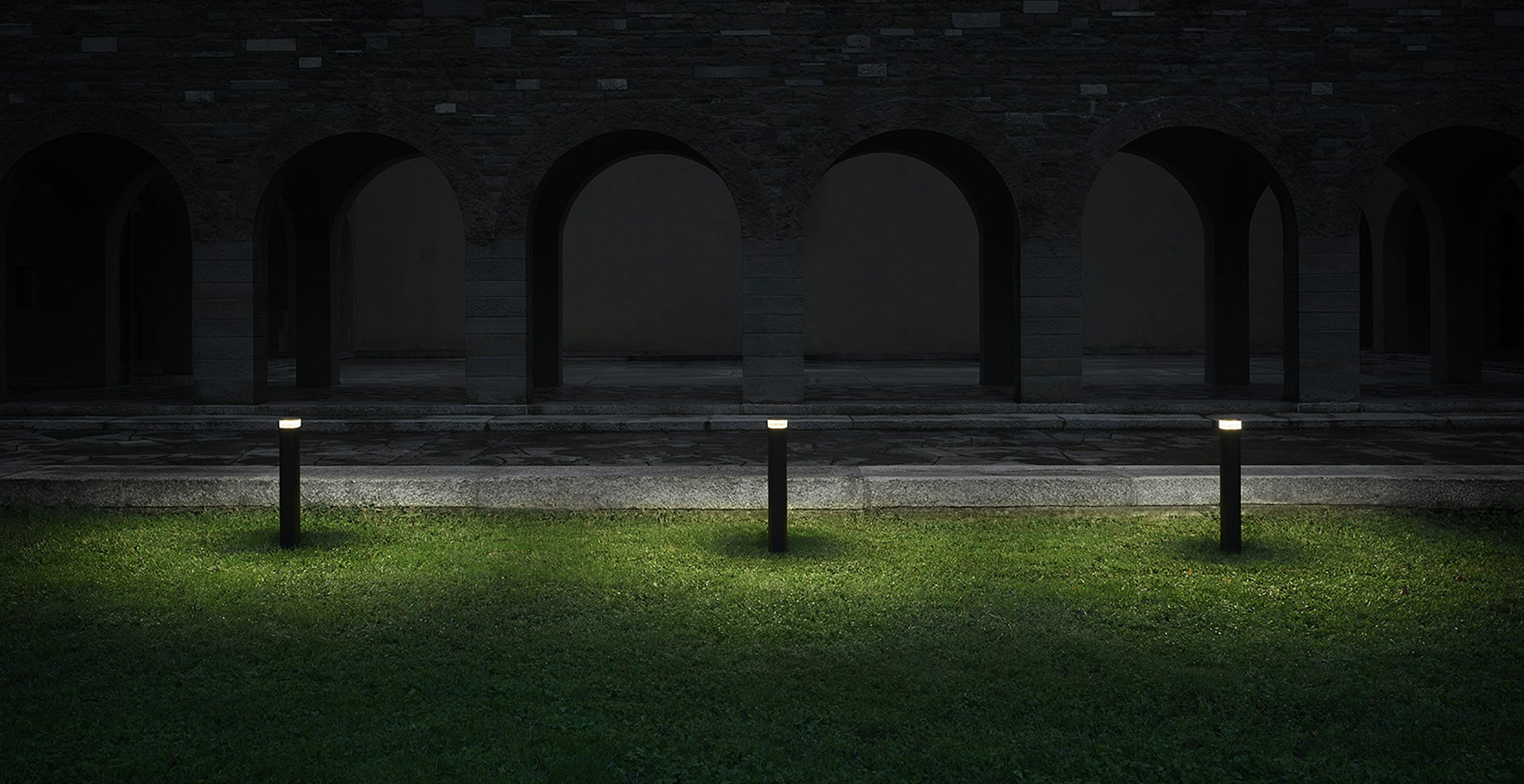Bezem Nationale volkstelling Hoelahoep Outdoor Collection | Professional lighting space | Flos